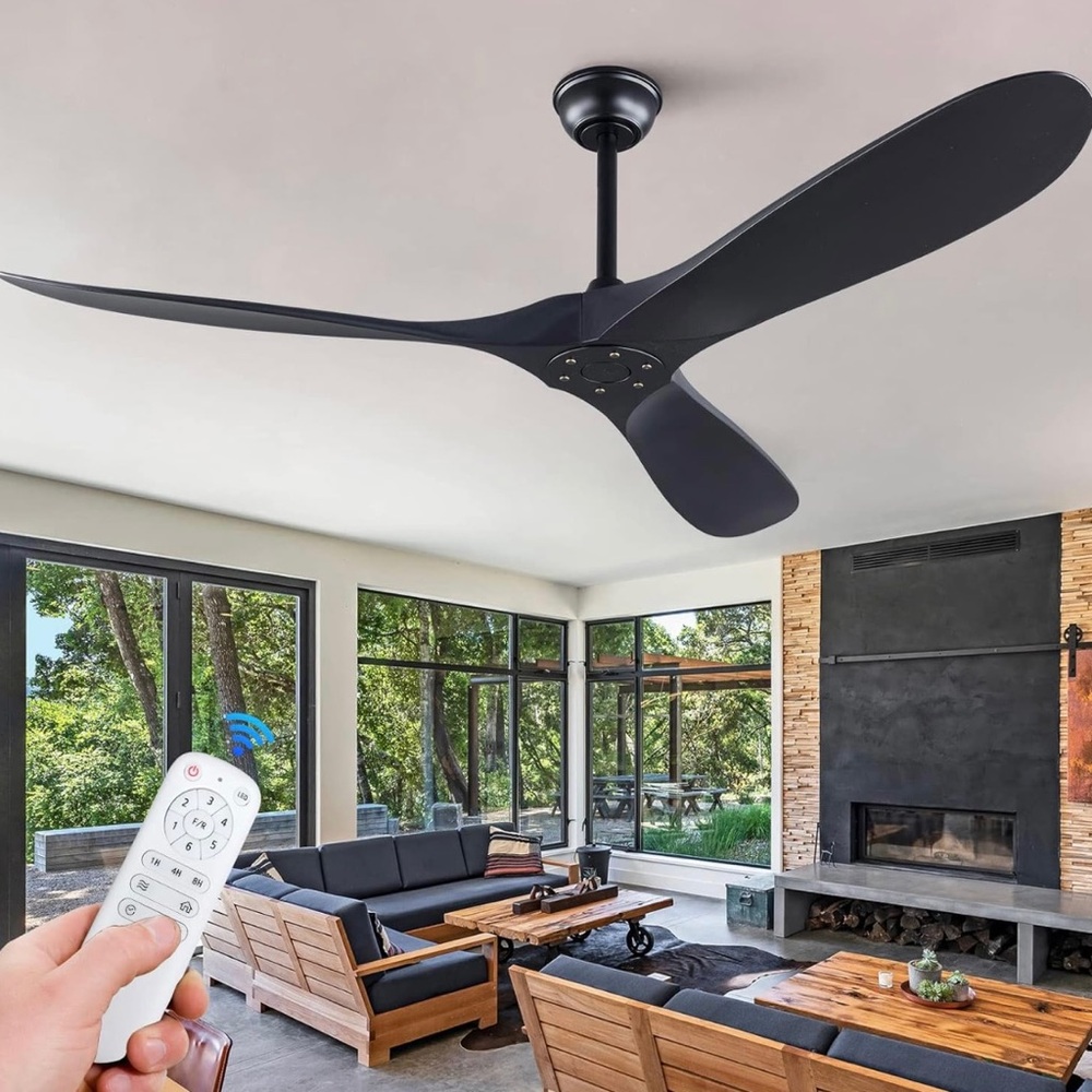 NEW IN BOX 52” Ceiling Fan w/ Remote No Lights Indoor/Outdoor